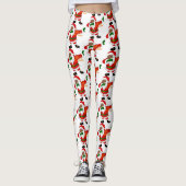 Leggings noir santa claus (Devant)