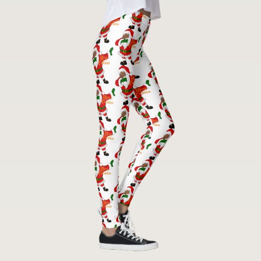 Leggings noir santa claus (Droite)