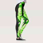 Leggings noir vert de lutin (Droite)