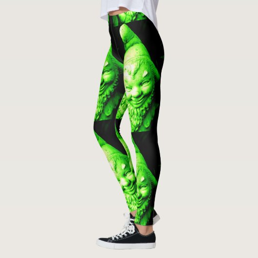 Leggings noir vert de lutin (Gauche)