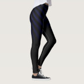 Leggings Noirs Avec Bleus Pour Femmes (Droite)