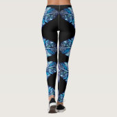 Leggings noirs en plumes exotiques - Choisir la co (Dos)