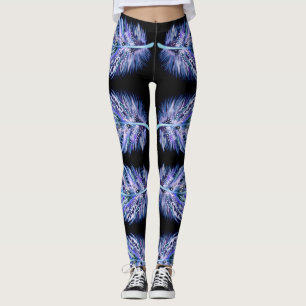 Leggings noirs en plumes exotiques - Choisir la co
