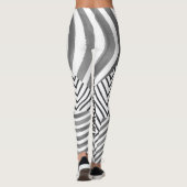 leggings noirs et blancs (Dos)