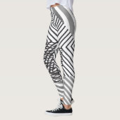 leggings noirs et blancs (Gauche)