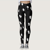 Leggings noirs et blancs (Devant)