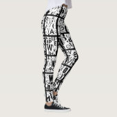 Leggings noirs et blancs (Droite)