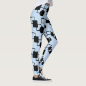 Leggings noirs et bleus (Droite)