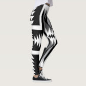 Leggings noirs et gris Navajo (Droite)