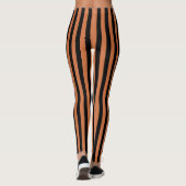 Leggings noirs et orange (Dos)