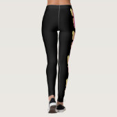 Leggings noirs papillon (Dos)