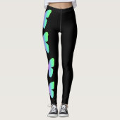 Leggings noirs papillon (Devant)