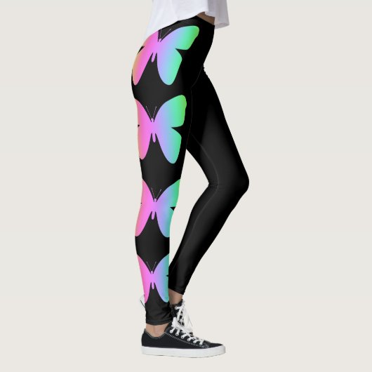 Leggings noirs papillon (Droite)