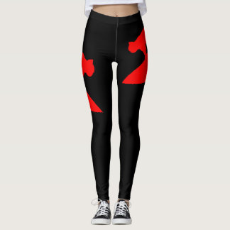 Leggings noirs pour amoureux de les chats