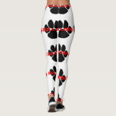 Leggings nom bouledogue patte (Dos)