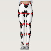 Leggings nom bouledogue patte (Devant)