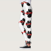 Leggings nom bouledogue patte (Gauche)