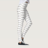 Leggings Nom Charlotte (Droite)