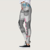 Leggings Nom customisé Légendes noires (Gauche)