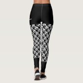 Leggings Nom de l'équipe de balles de football, faux shorts (Dos)