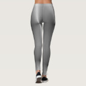 Leggings Nom de texte personnalisable FEMMES Modernes Silve (Dos)