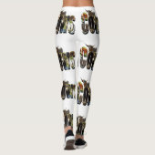 Leggings Nom De Vaches Logo D'Image Avec Vaches, (Dos)