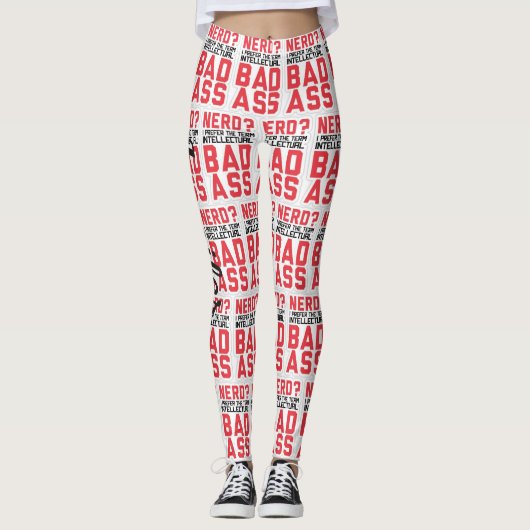 Leggings Nom du jeu de la Convention Pants Nerd Sassy (Devant)