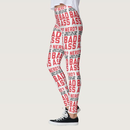 Leggings Nom du jeu de la Convention Pants Nerd Sassy (Gauche)