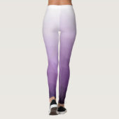 Leggings Nom du Motif de maillage de géométrie violet (Dos)