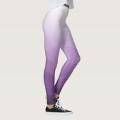 Leggings Nom du Motif de maillage de géométrie violet (Droite)