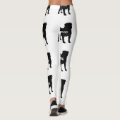 Leggings nom du pug silo (Dos)