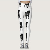Leggings nom du pug silo (Devant)