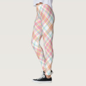 Leggings Nom personnalisé Plaid / Tartan Motif (Gauche)