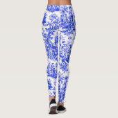 Leggings NOMADESAUSTRALIENS Design Royal Blue Jouy (Dos)