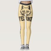 Leggings Noms Personnalisés Gris Beige Gris Gris Gris Belle (Devant)