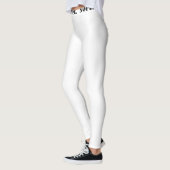 Leggings NOPE. Pantalon de yoga d'impression de bout (Gauche)