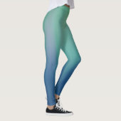 Leggings Northern Lights vert sur bleu (Droite)