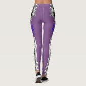 Leggings Note de musique de clarinette (Dos)