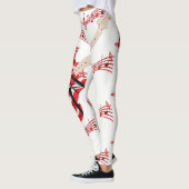 Leggings Notes de guitare et de musique Imprimer (Gauche)