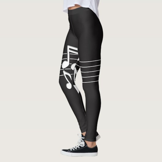 Leggings Notes de musique (Gauche)