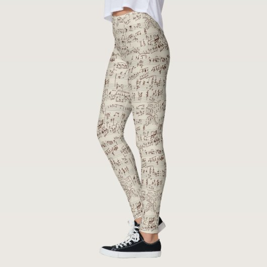 Leggings Notes de musique (Gauche)