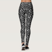 Leggings Notes de musique et Clefs Musicien Idée cadeau Bla (Dos)