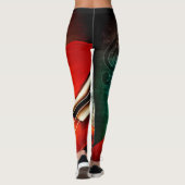Leggings Notes de violoncelle et de musique (Dos)