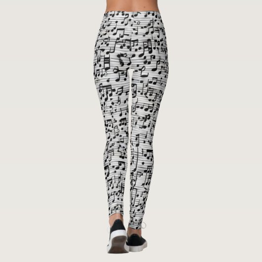Leggings Notes musicales (Dos)