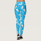 Leggings Notes musicales de Guitare Lines (Dos)