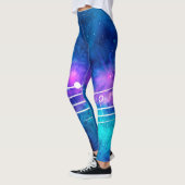Leggings Notes musicales Espace extra-atmosphérique (Gauche)