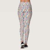 Leggings Notes musicales Kawaii Art Design (Dos)