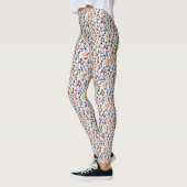 Leggings Notes musicales Kawaii Art Design (Gauche)