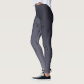 Leggings Notes musicales Ombre foncé gris (Gauche)