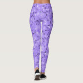 Leggings Notes musicales violet (Dos)